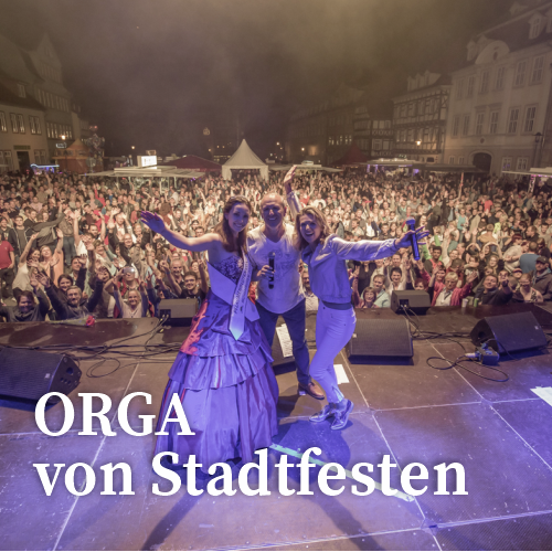 Organisation von Stadtfesten